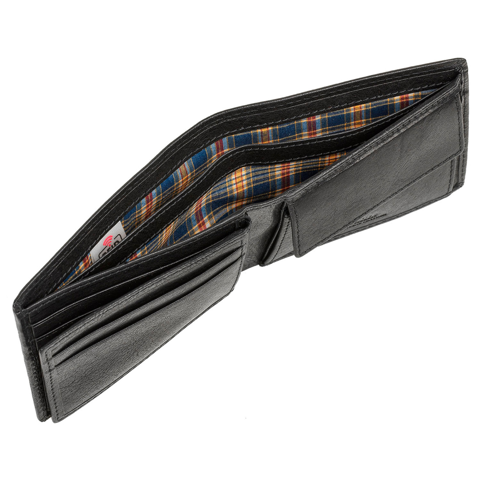 Cartera Hombre Piel Jaslen Hannover Negro