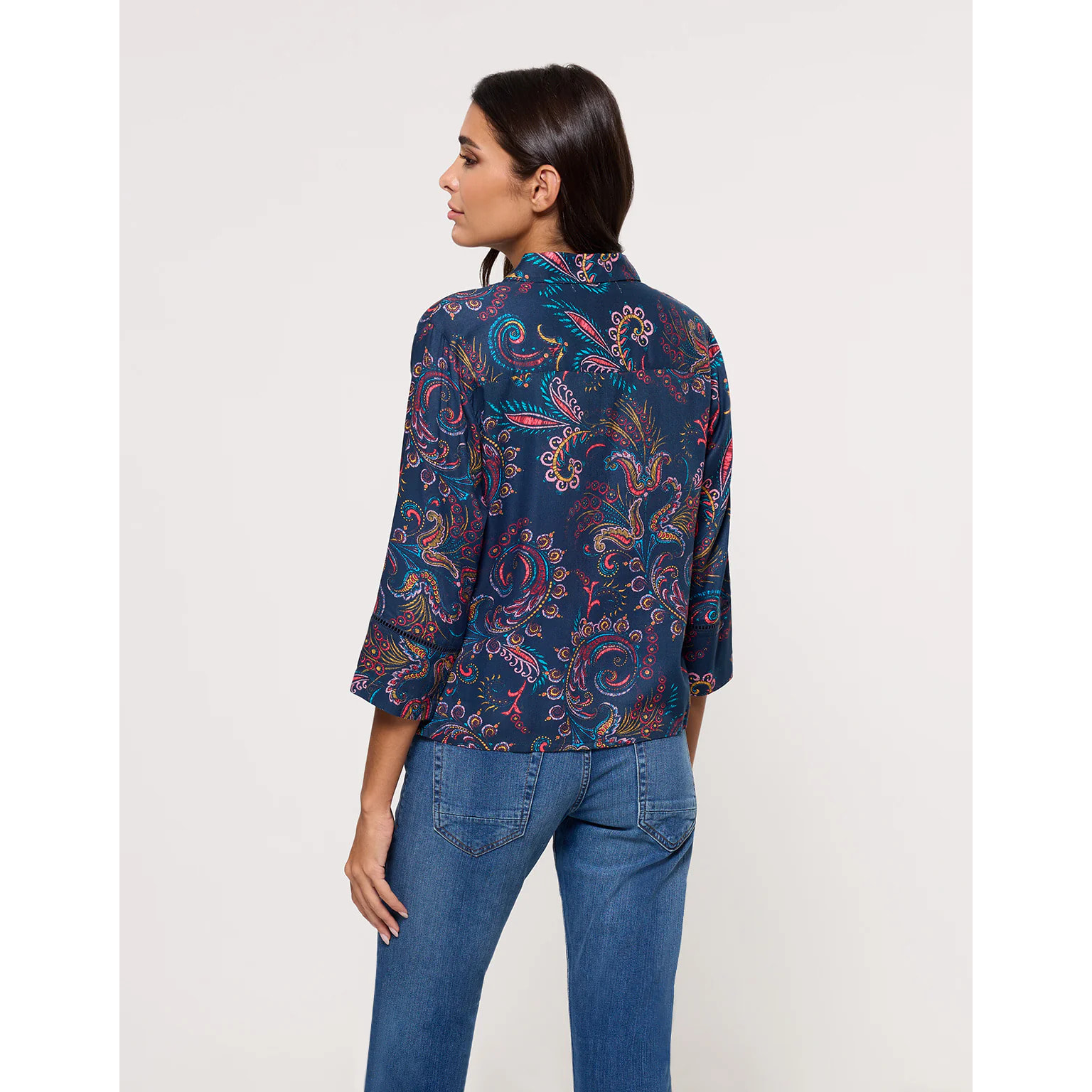 Camisa Manga Larga Azul Marino - Herisir