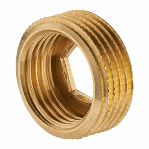 Racor de latón M1/2' (15x21) NOYON & THIEBAULT con tope interior - F3/8 (12x17) - 199-1512L1