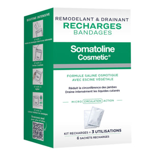 Remodelants et Drainants - Kit Recharges Bandages 3 Utilisations