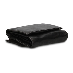 Portafoglio uomo in vera pelle - Modello Boreal - Casual - 14.0 x 9.0 x 4.5 cm