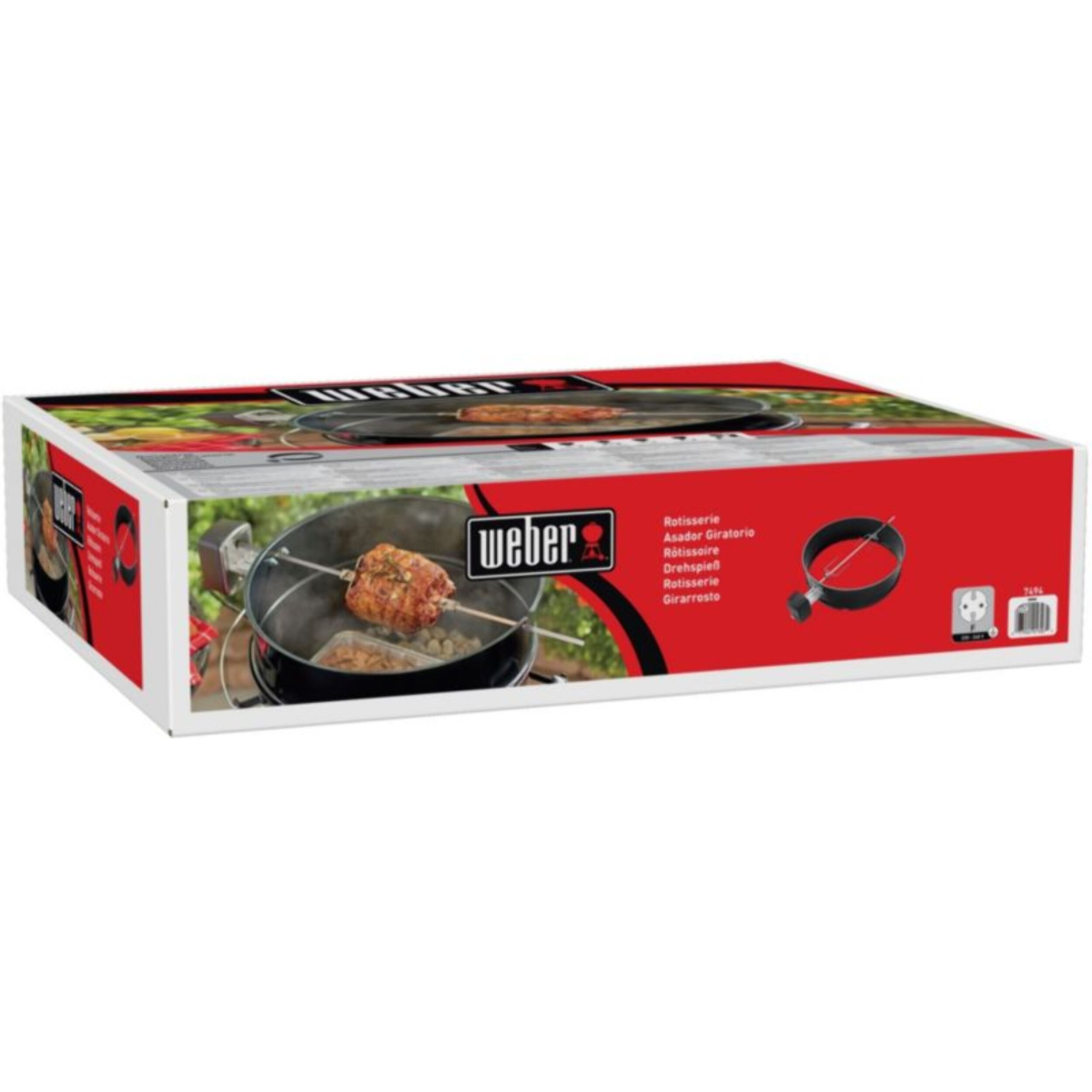 Tourne broche barbecue WEBER pour BBQ charbon 57cm