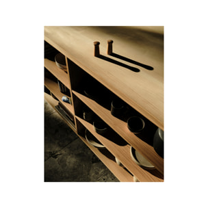 Set de salières et poivrières Kit 7 cm Chêne