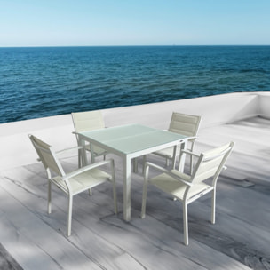 Mesa de jardín – Blanco