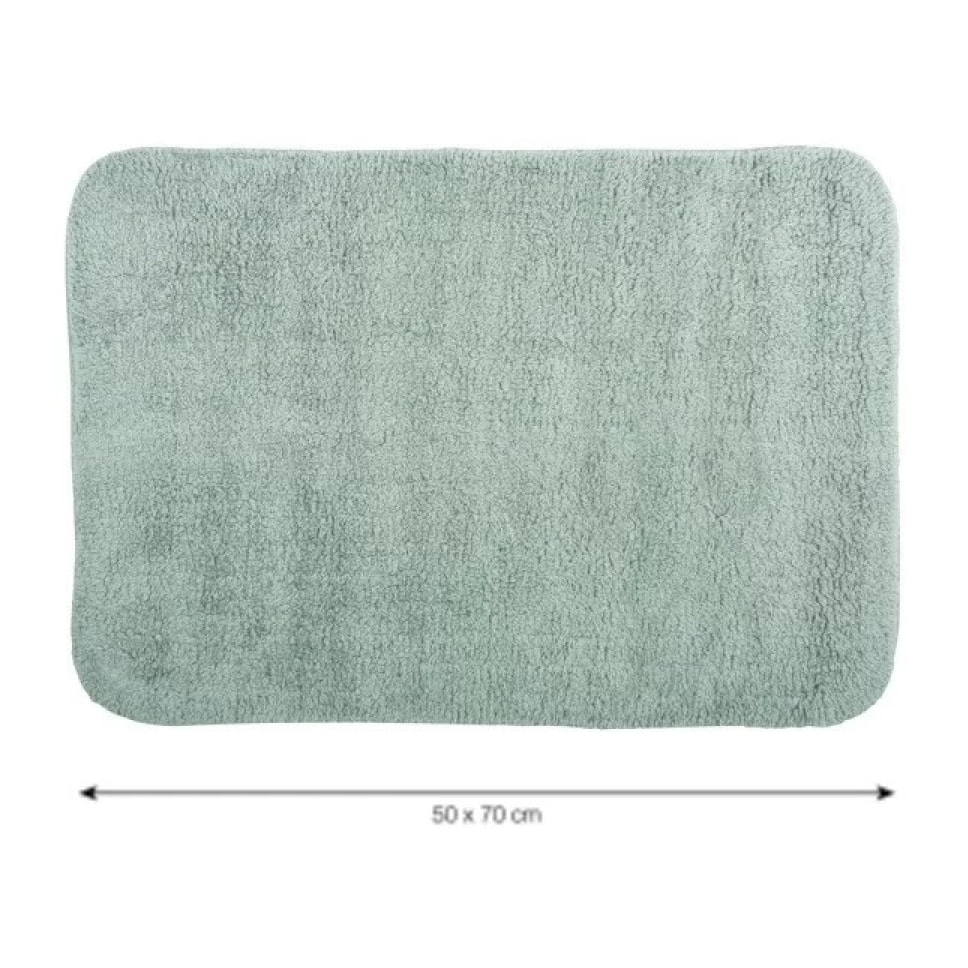 Tapis de bain Coton CAMPUS 50x70cm Gris Spirella