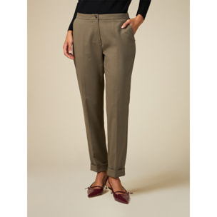 Oltre - Cigarette trousers - Verde