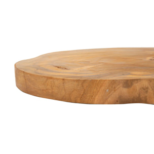 S/TASCHE POKON IN TEAK RIC. CM Ø 24X2 (PEZZI UNICI - NON RIP. IN SERIE)