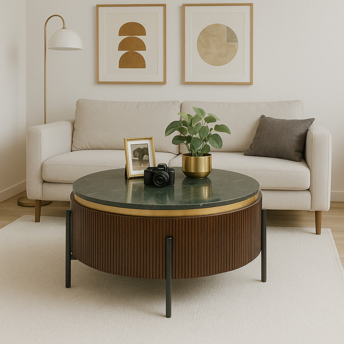 Table basse Catalina 90cm Kare Design