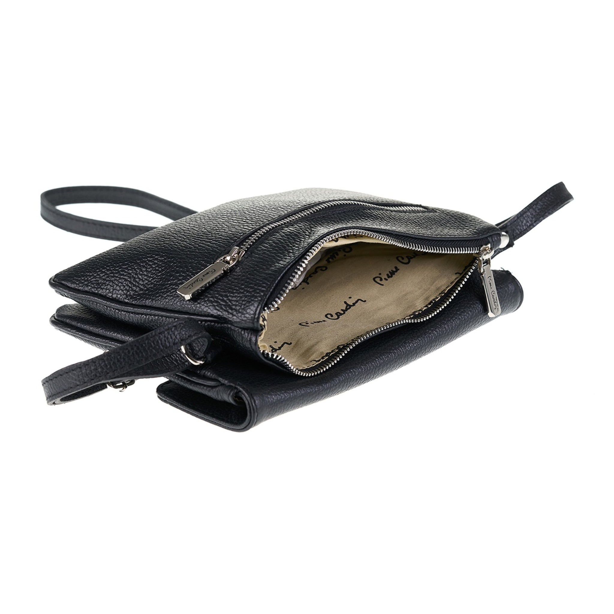 Borsa a tracolla da donna Made in Italy - Modello Seraphina Lux - 100% pelle - 26.0 x 18.0 x 4.0 cm