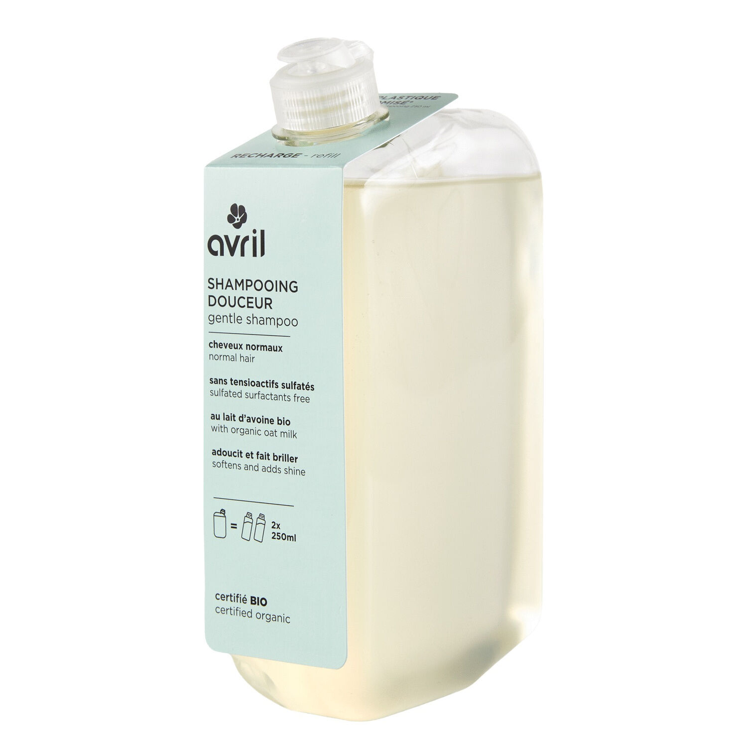 Shampooing Douceur - Shampooing Douceur pour Cheveux Normaux Certifié Bio