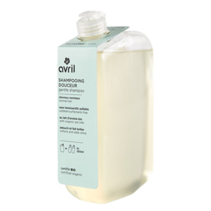 Shampooing Douceur - Shampooing Douceur pour Cheveux Normaux Certifié Bio