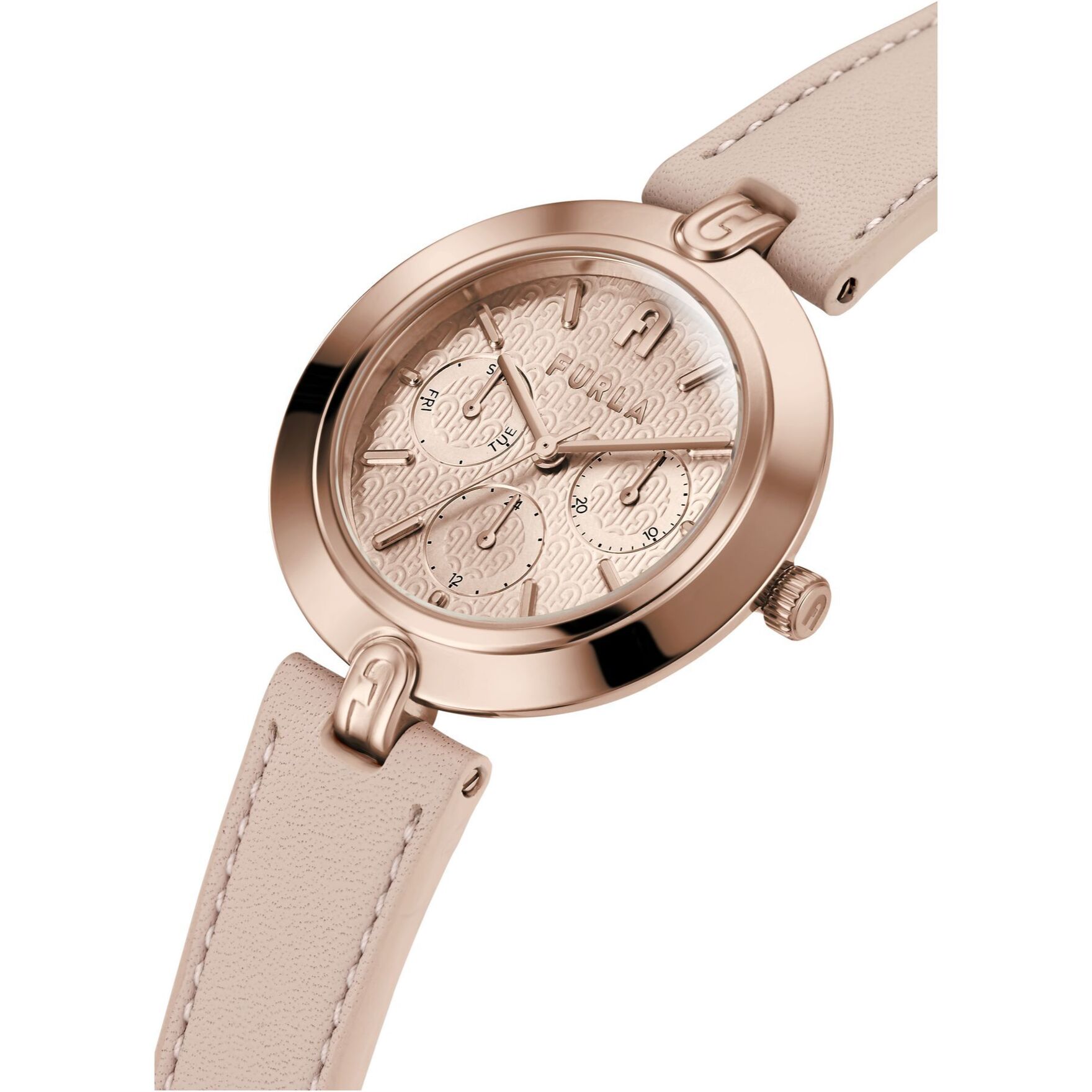 Furla Orologio Analogico Al Quarzo Furla Logo Links Multifunction