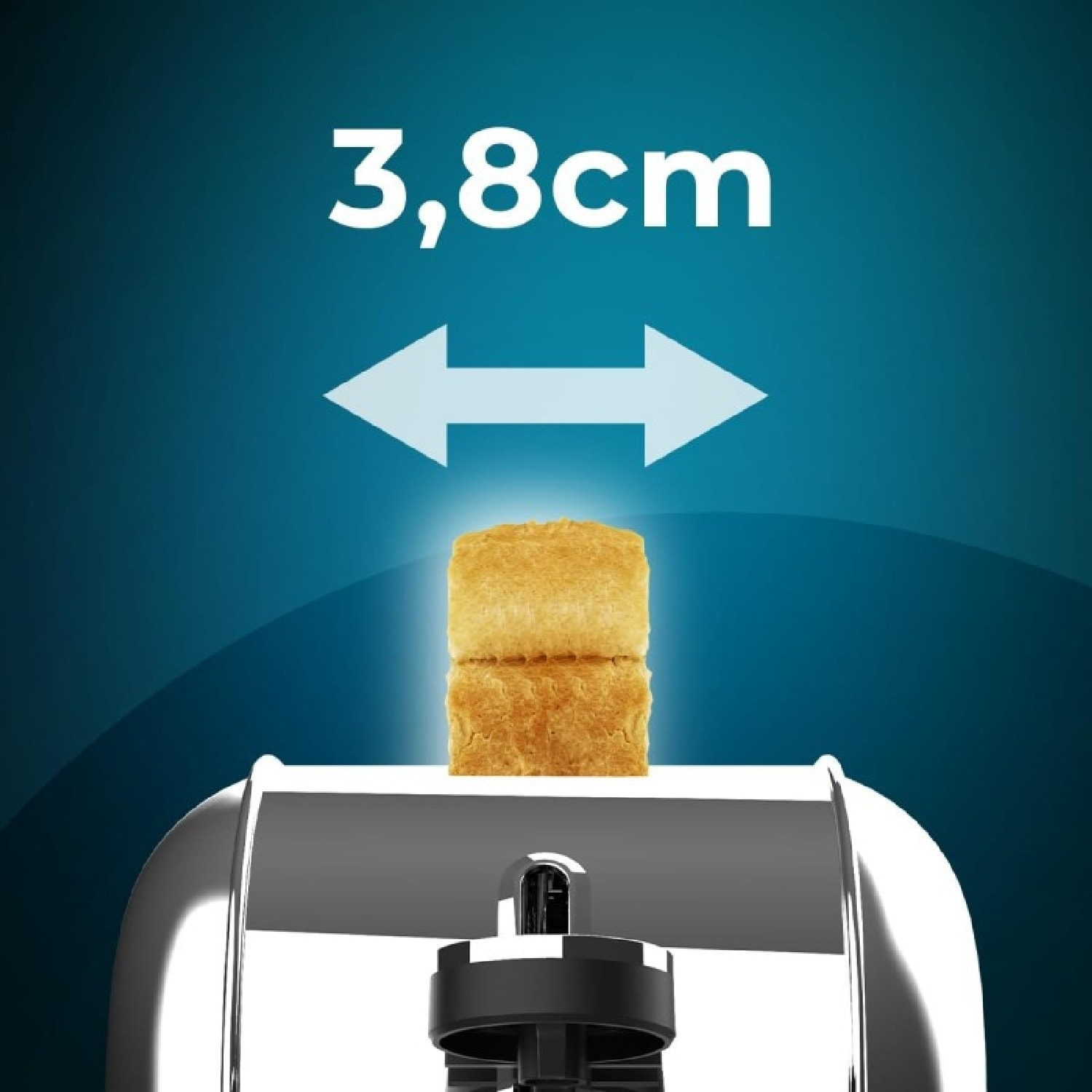 Cecotec Grille-pain vertical Toastin' time 850 Inox Long Lite