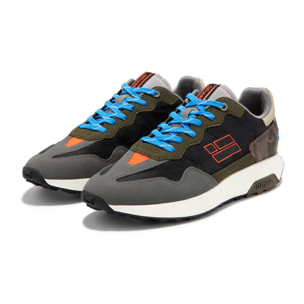 Zapatillas Deportivas Hombre Active Flag Patch Negro D.Franklin