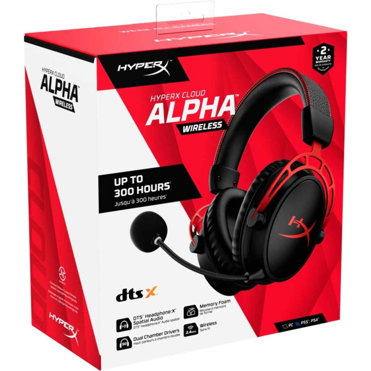 Casque gamer HYPERX Cloud Alpha Wireless