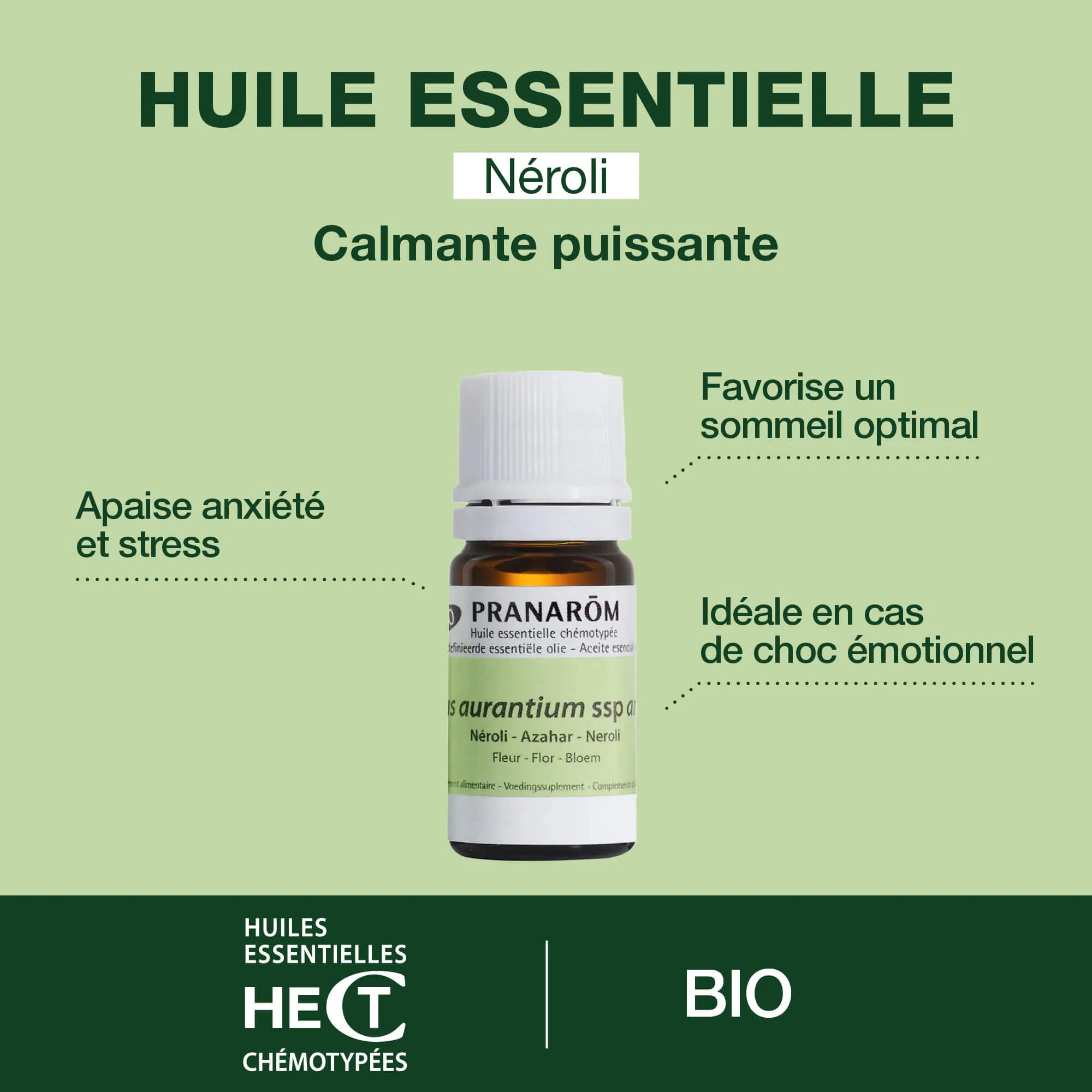 Pranarom - Huile Essentielle de Néroli - Bio - 5 ml