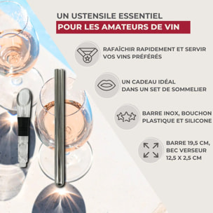 Rafraîchisseur de bouteille de vin Fackelmann Bar Concept