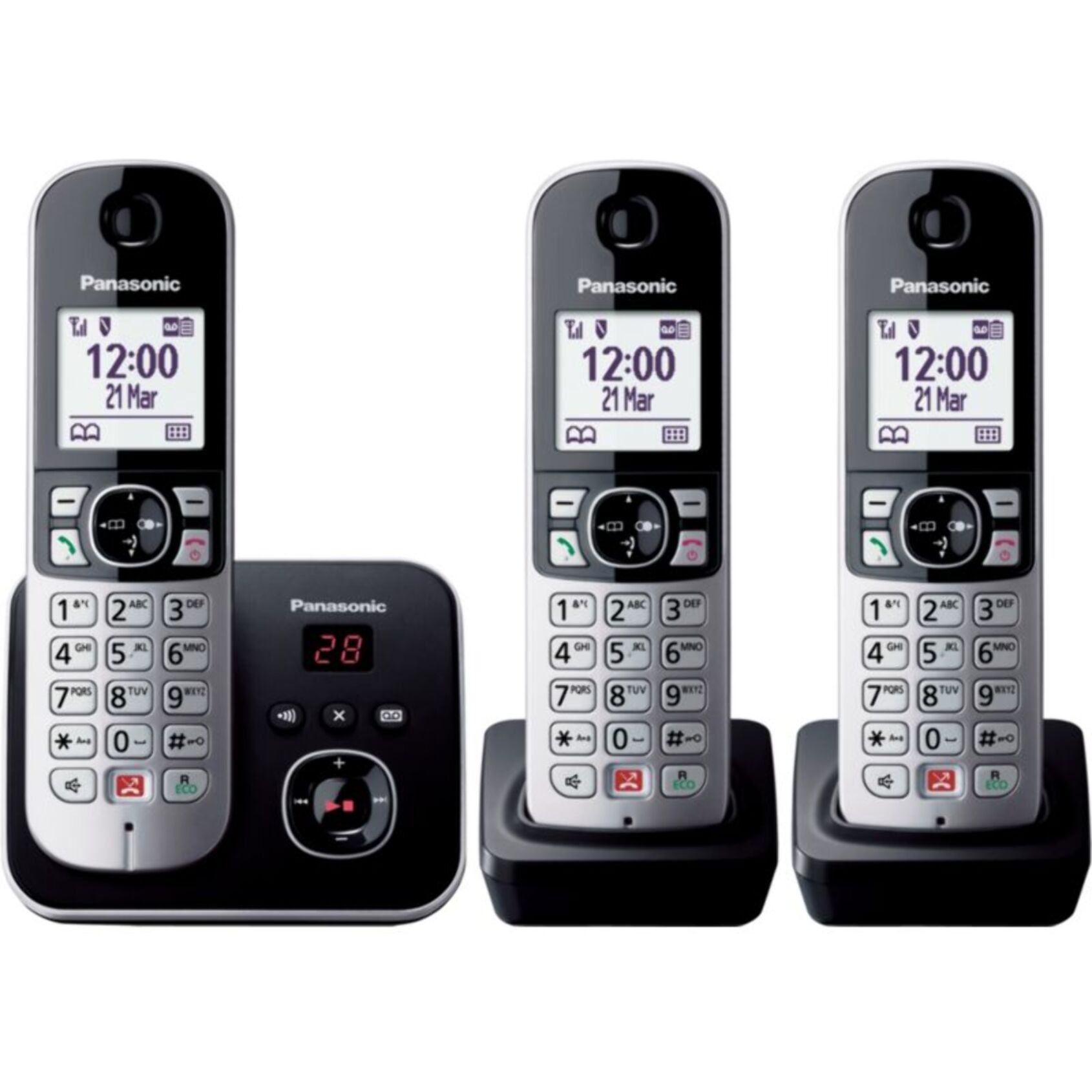 Téléphone sans fil PANASONIC KX-TG6863FRB