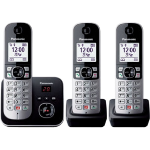 Téléphone sans fil PANASONIC KX-TG6863FRB