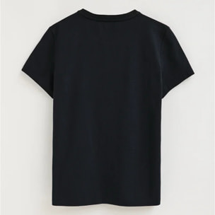 Camiseta azul marino de corte slim con bordado Established 2012 Polo Club