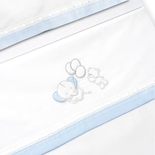 Triptico Coche Oso Elefante Globos Bco/Azul