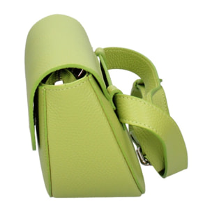 Marsupio da donna in vera pelle - Modello False - Made in Italy - 25.0 x 15.0 x 9.0 cm
