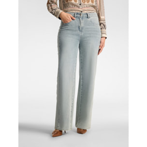 Elena Mirò - Jeans flare lavados - Azul