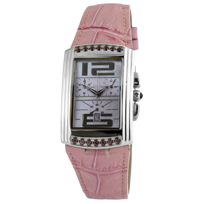 Reloj Chronotech CT7018B-02S Mujer Analogico Cuarzo con Correa de Piel