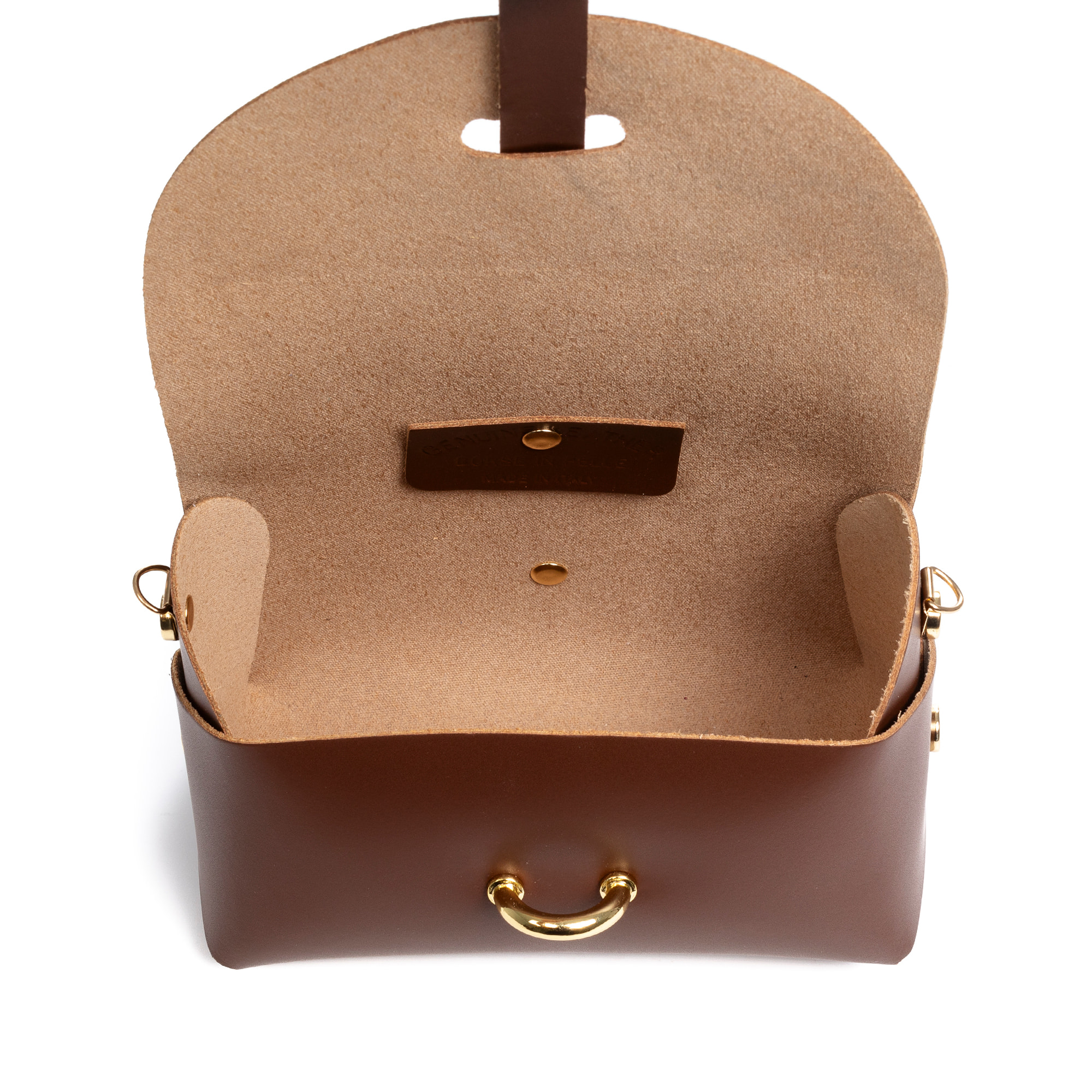 Carina Borsa a tracolla Donna.Pelle autentica Ruga