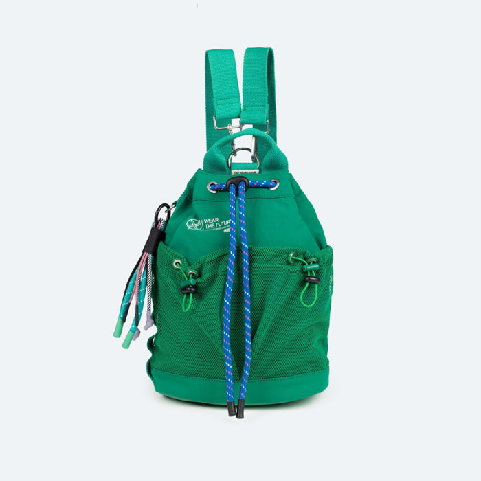 BOLSO DEEP RECYCLED DRAWSTRING BACKPACK C/GREEN
