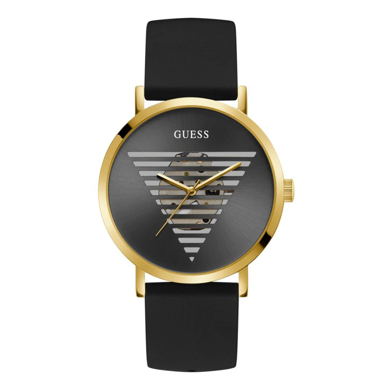 Reloj Guess GW0503G1 Hombre Analogico Cuarzo con Correa de Silicona