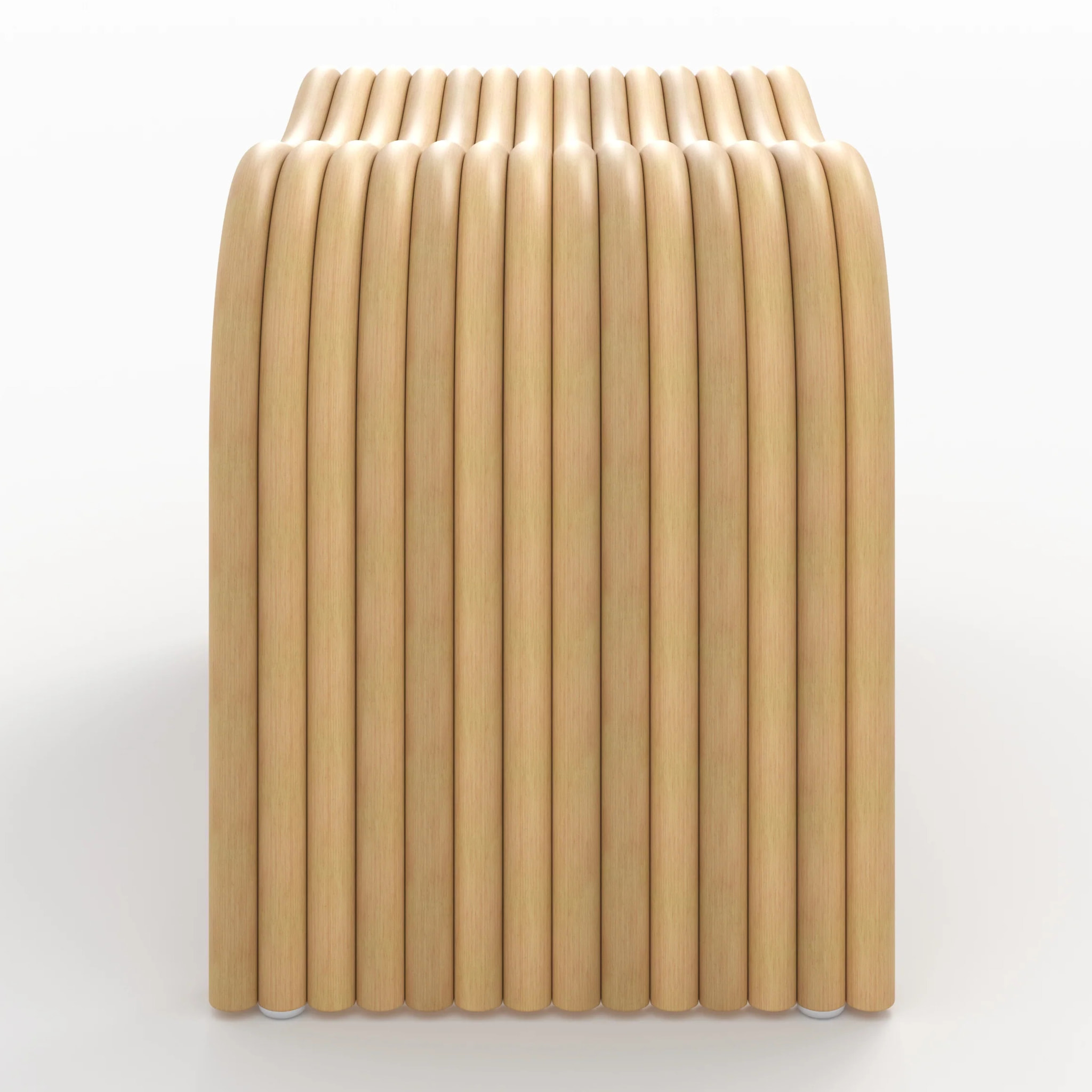 Tabouret en rotin - Wave