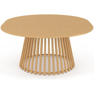 Table de jardin ronde extensible Hortensia Ø160-200cm