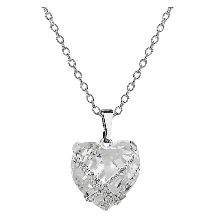 Collar Heart adornado con cristales de Swarovski