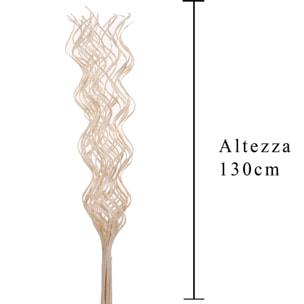 Twist Willow 10 Pezzi. Altezza 130 Cm - Pezzi 2 - 4X130X4cm - Colore: Bianco - Bianchi Dino - Decori Casa E Complementi