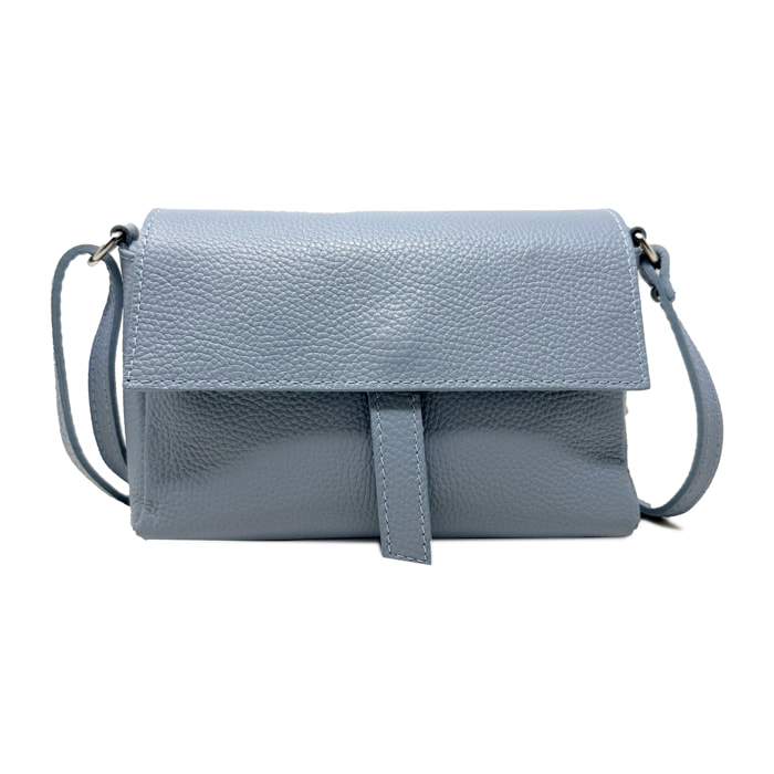 Borsetta a Tracolla Clutch in Vera Pelle Made in Italy