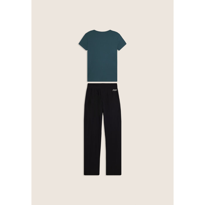 Completo T-shirt Comfort e Pantalone Gamba Dritta