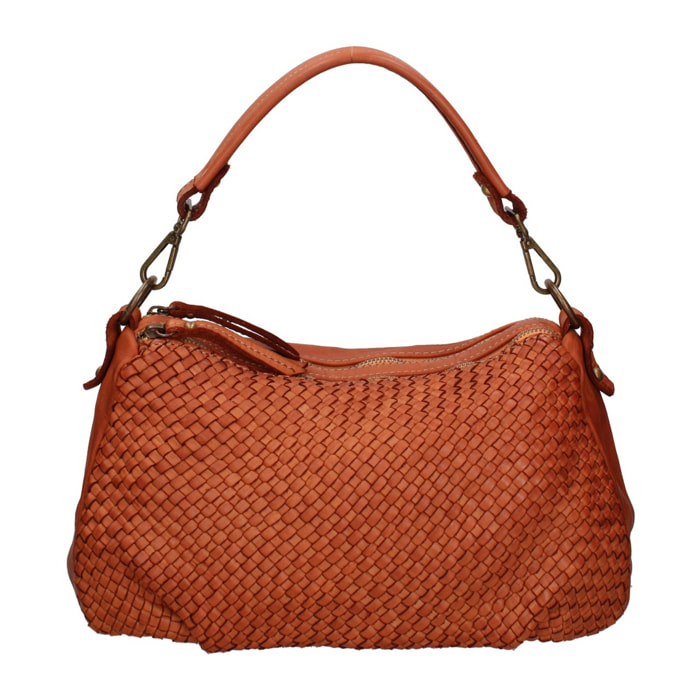 Borsa a spalla da donna - Modello Novella - Vera pelle - 31.0 x 18.0 x 12.0 cm