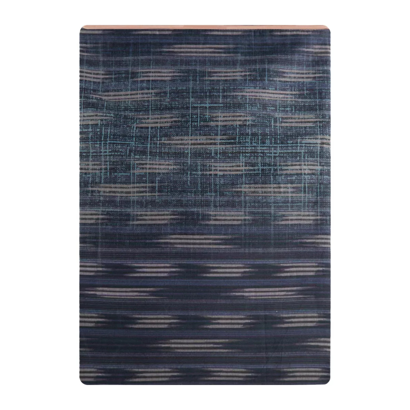 Drap plat satin de coton imprimé orange marine Mist nocturne