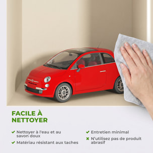 Stickers muraux 3D | Sticker Mural Autocollant effet 3D voitures - Stickers adhésifs 3D Chambre Salon Trompe l'oeil
