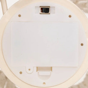 Lampe LED batterie Oda blanc H17cm