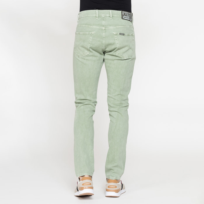 COLOR JEANS UOMO MOD. 717 SLIM FIT IN BULL DENIM SPECIAL DYED