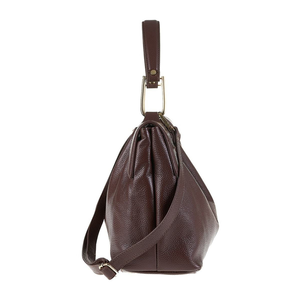 Borsa a spalla da donna Made in Italy - Modello Erisma Lux - 100% pelle - 39.0 x 23.0 x 12.0 cm