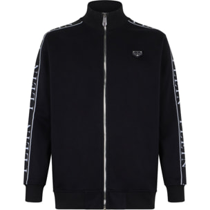 PHILIPP PLEIN Cropped Denim Jacket All-Over Roses