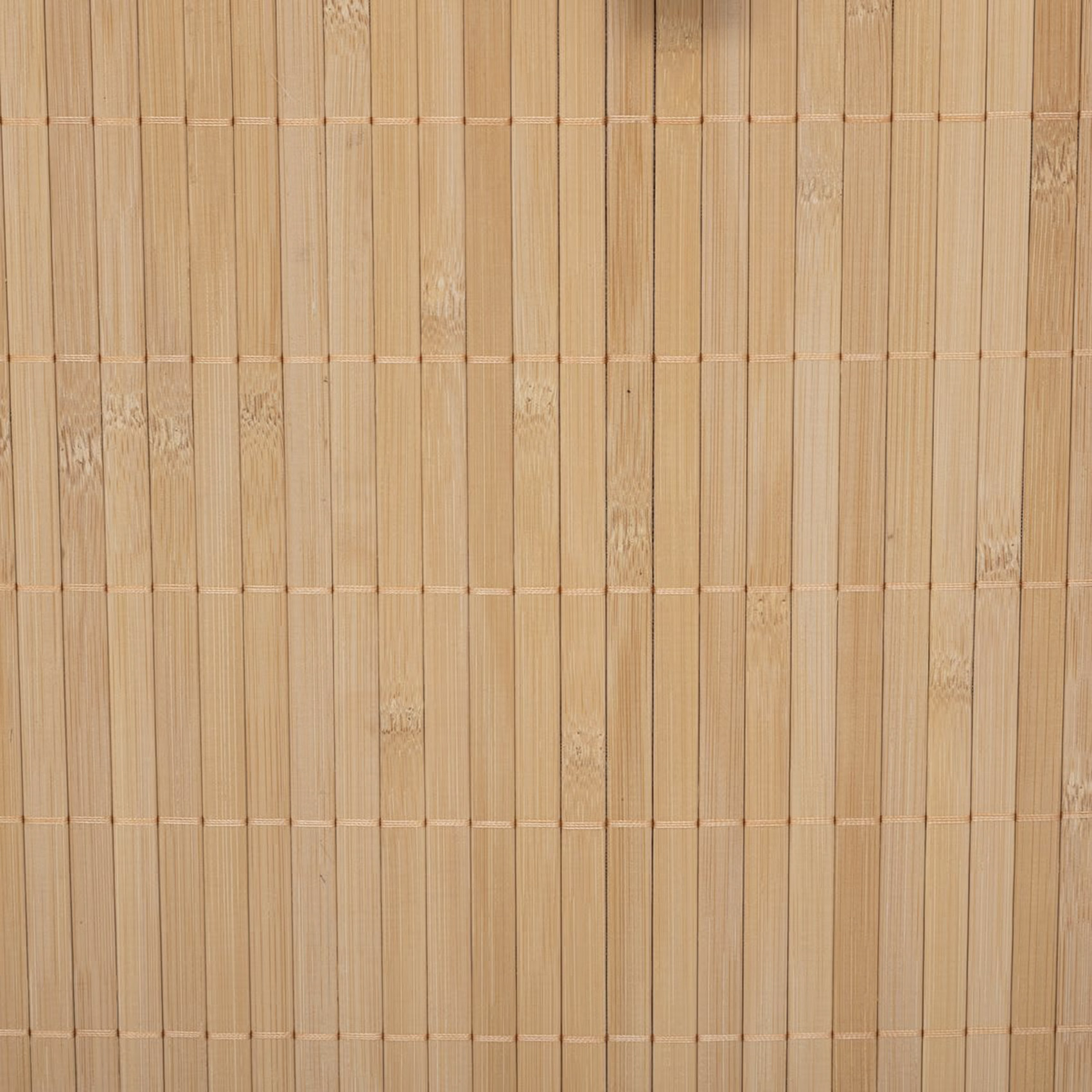 Panier à linge double 100L en bambou - Marron Clair