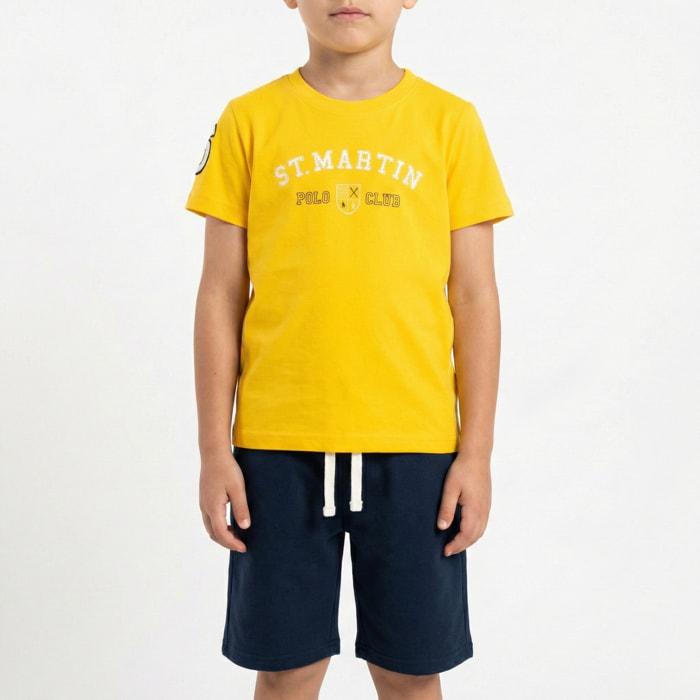 Set t-shirt e bermuda jersey