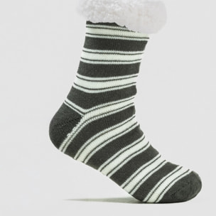 Calcetines hombre Raya Albert verde caceria