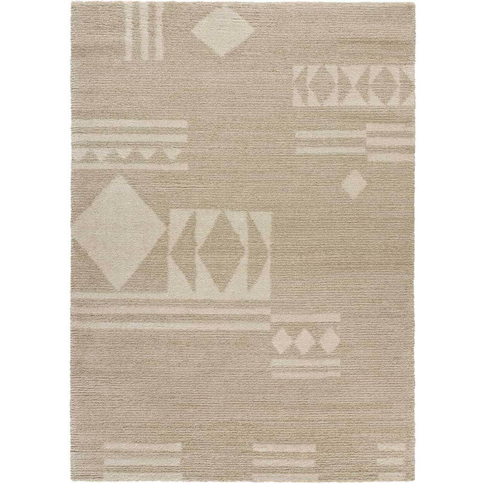 VENUS Alfombra estilo nórdico en beige, varias medidas disponibles.