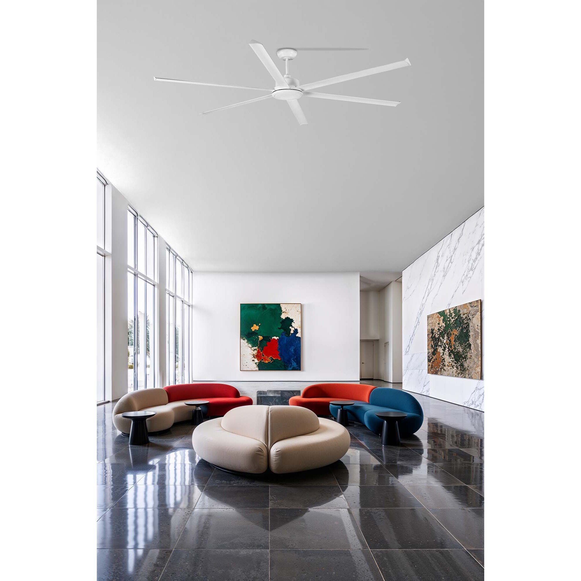 ROTTERDAM 30 XXL Ventilateur de plafond blanc