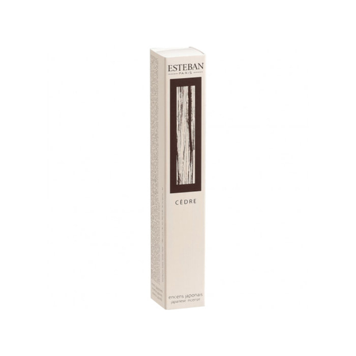 Encens japonais Esteban® senteur cèdre 40 bâtons - CEDRE 291